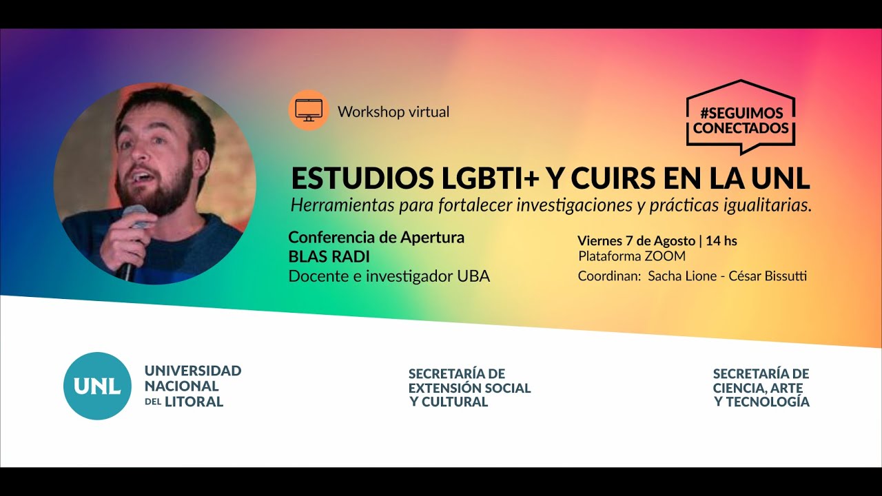 ESTUDIOS LGBTI+ Y CUIRS EN LA UNL