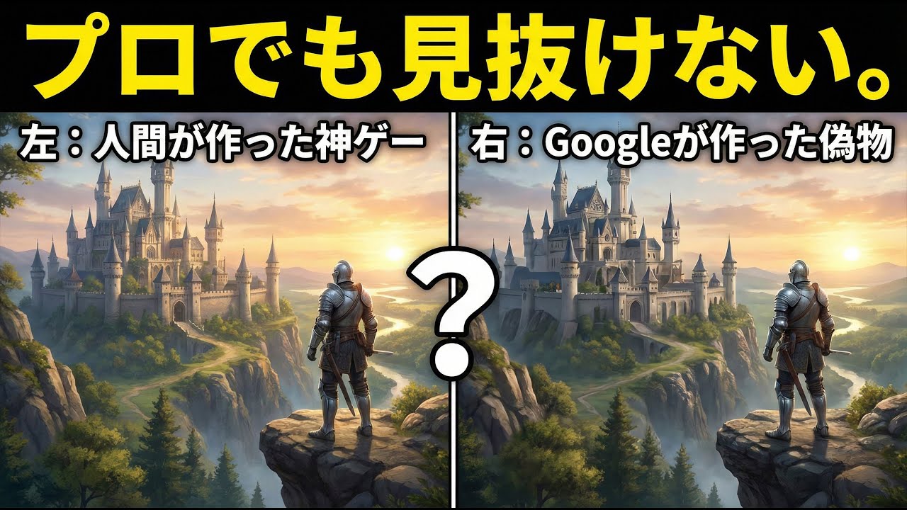 【衝撃】9割が騙される？Googleの最新AI機能が「ゲーム業界」を完全に変えてしまう　#ゲームニュース #生成AI #genie