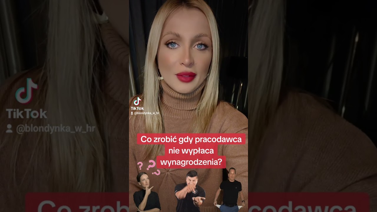 Co zrobić gdy pracodawca nie wypłaca wynagrodzenia? #tippracodawcy #CapCut #blondynkawhr