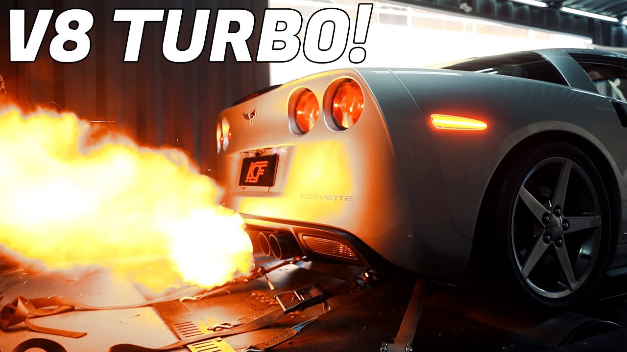 CORVETTE V8 COM UMA TURBINA GIGANTESCA! BRUTALIDADE PURA, OU NÃO!