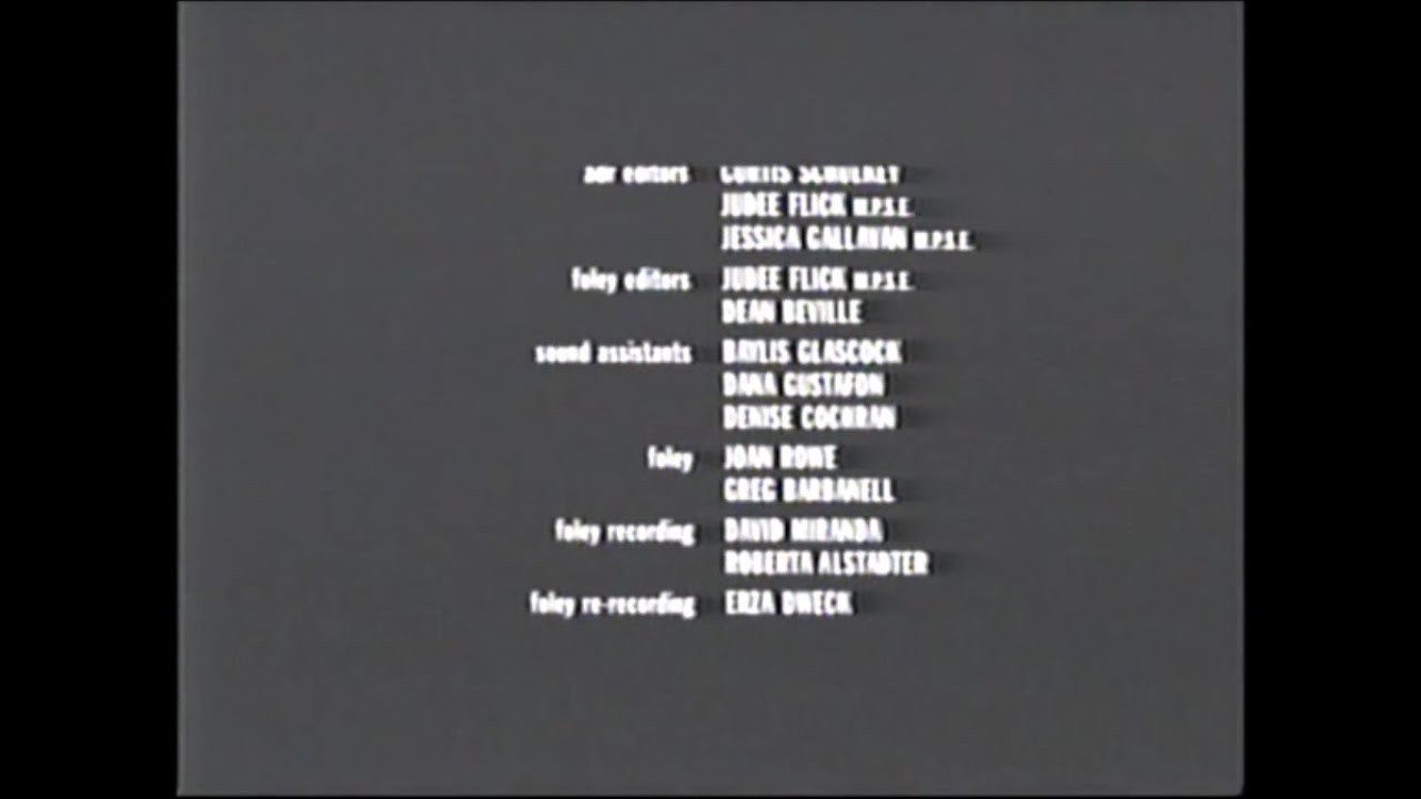 Point Break (1991) End Credits (Cinemax 2013)