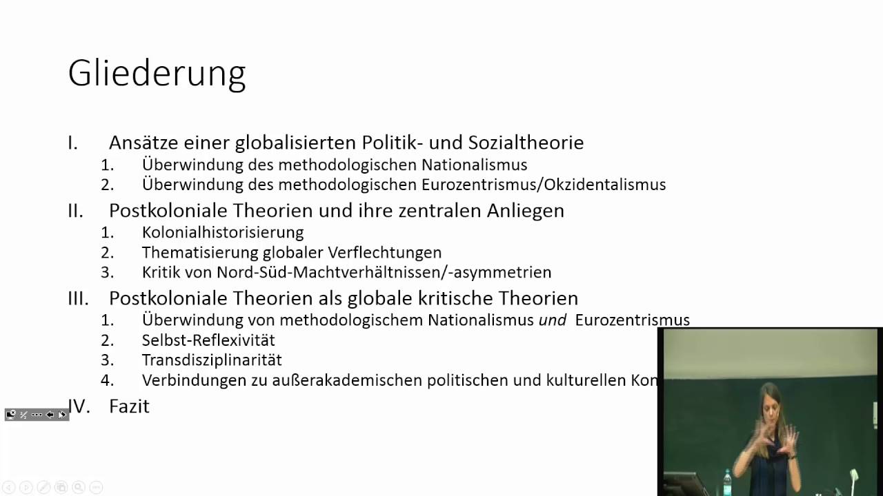 Prof. Dr. Ina Kerner - Postkoloniale Theorien als globale kritische Theorien
