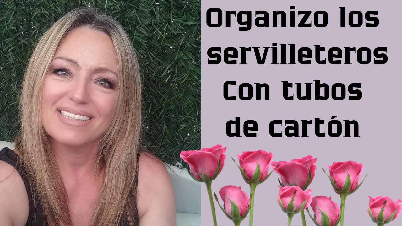 Mira como puedes organizar tus  servilleteros con tubos de carton