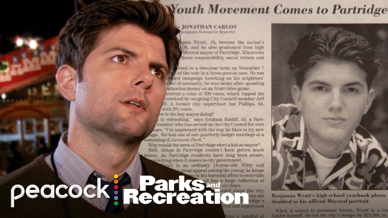 Ben's 'Boy Mayor' past haunting him for 14 minutes straight | Parks and Recreation