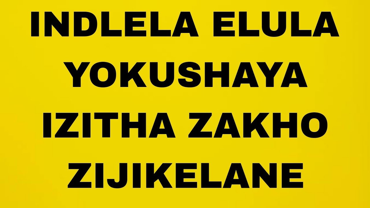uhlushwa izitha ngapha nangapha? enza kanje ukuze uzophila ngokukhululeka!!!