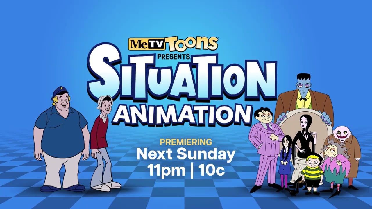 Starting next Sunday, late-night Sundays are for Situation Animation on MeTV Toons!