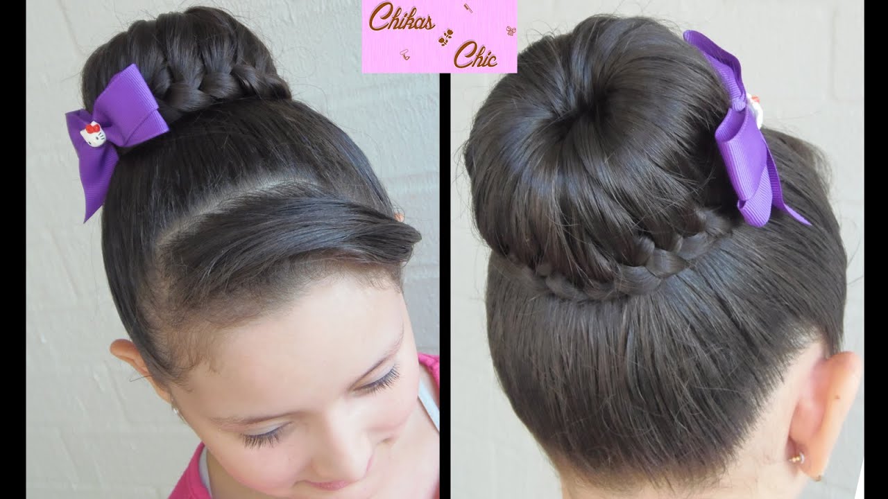 Dona / Chongo Trenzado | Peinados para Niñas | Trenzas y Peinados