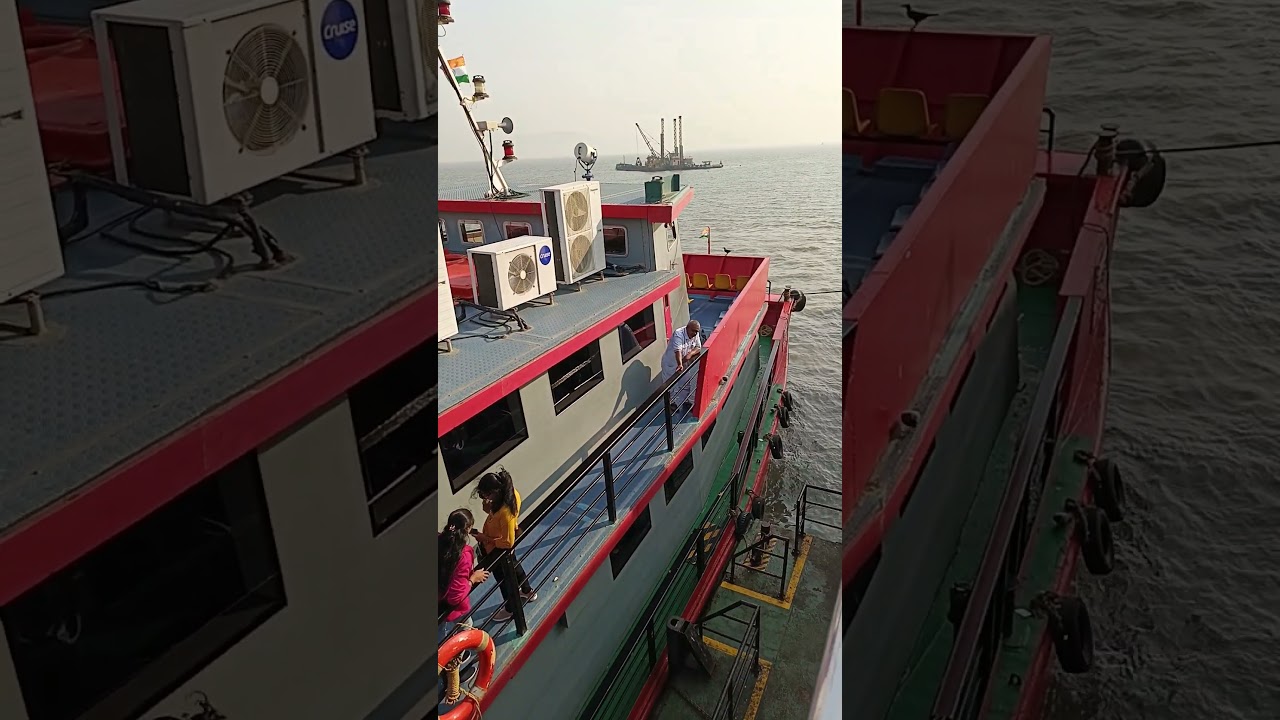 Mandwa Jetty | How to reach alibaug | Ferry boat #travel #alibag #travelling #2024 #shorts