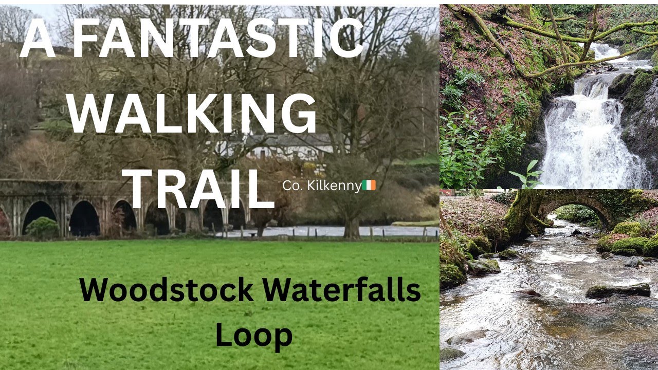 WOODSTOCK WATERFALLS LOOP-SECTION OF THE SOUTH LEINSTER WAY. #walkingtrails #naturelovers #waterfall