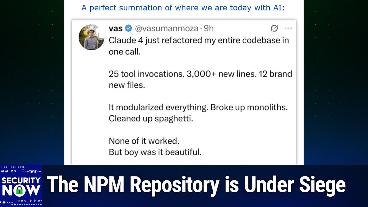 Internet Foreground Radiation - The NPM Repository is Under Siege