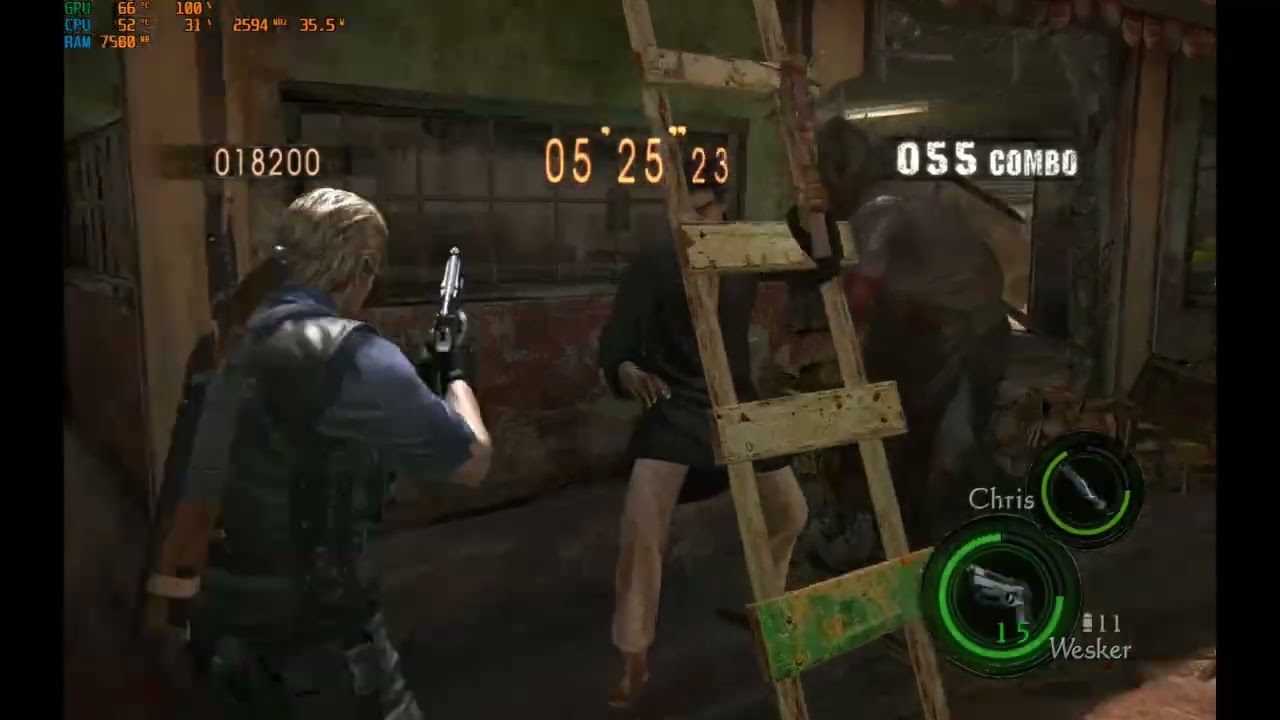 Mercenaries Reunion PA duo Wesker S.T.A.R.S & Chris HM 1005k |Resident Evil 5!