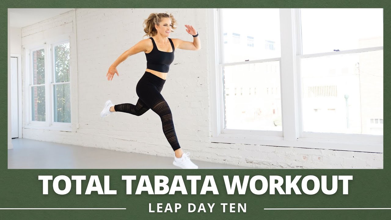 20-Minute Total Tabata No Equipment Workout - LEAP DAY 10