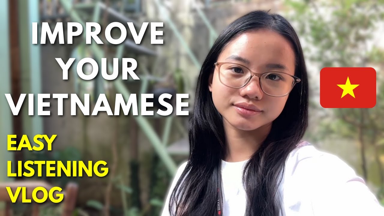relax and PRACTICE vietnamese listening (simple coffee shop vlog) 【Lower Intermediate】