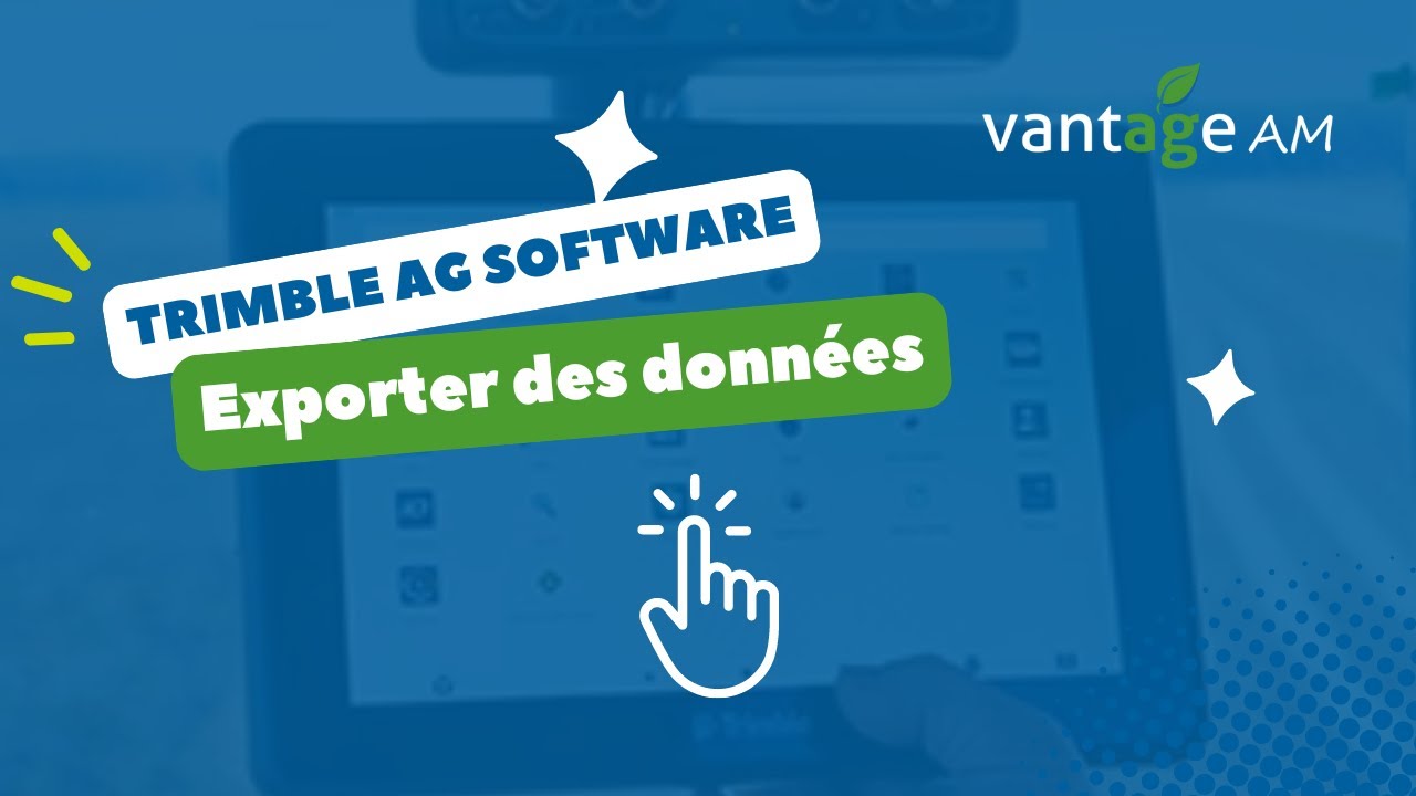 Exporter des données | Trimble Ag Software