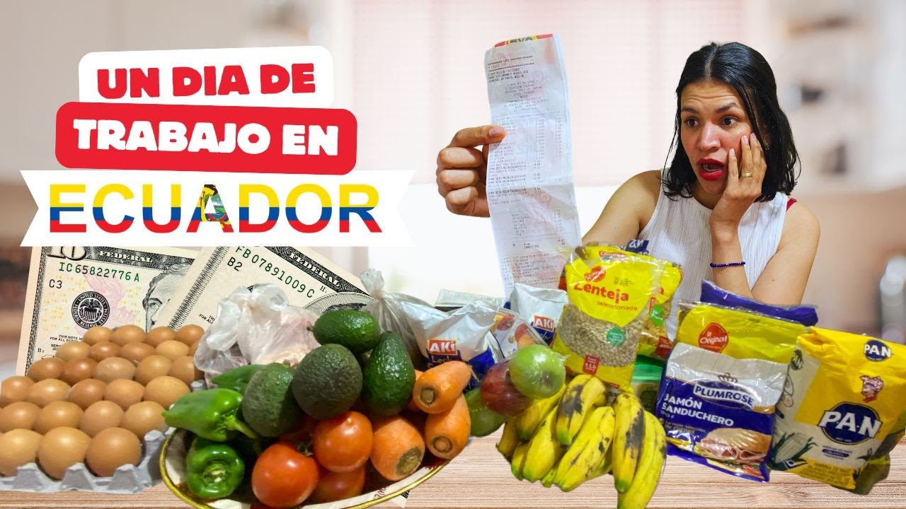 Haciendo mercado en Quito con un día de trabajo $15,30💰 l Costo de vida en Ecuador 2024🤑