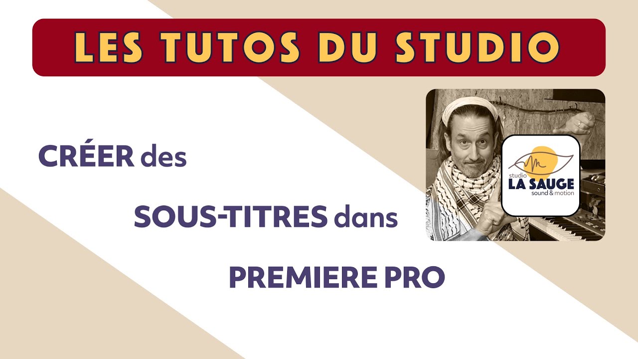 CRÉER des SOUS-TITRES avec Première Pro