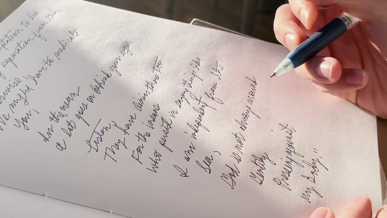 Quiet writing