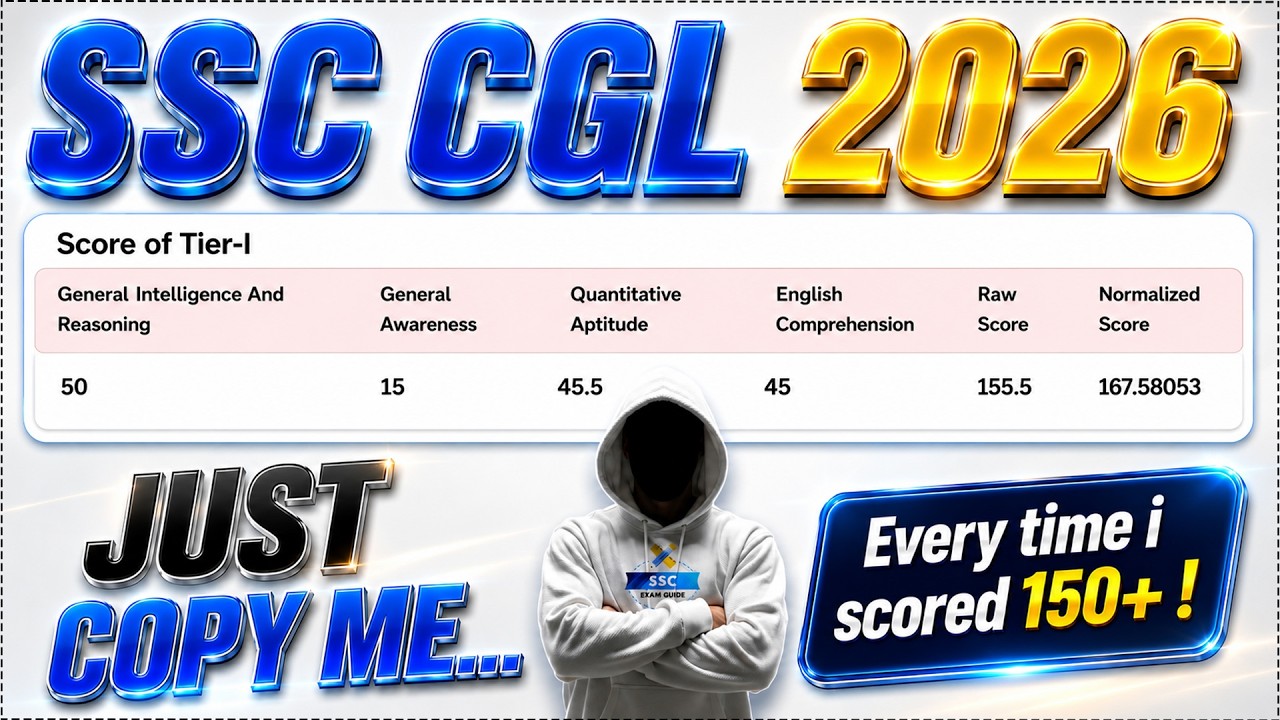 SSC CGL 2026 | Simple Strategy That Actually Works