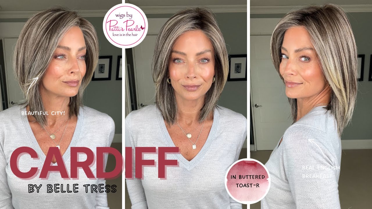 CARDIFF by Belle Tress in Buttered Toast-R | Wig Review | WigsByPattisPearls.com