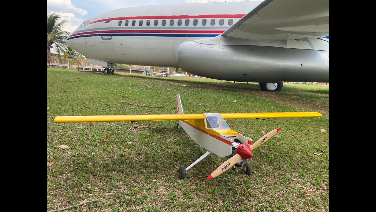 Aeromodelo asa alta 20cc parte 2