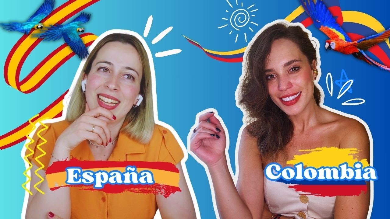 Diferencias entre ESPAÑOLES y COLOMBIANOS 🇪🇸🇨🇴: Acento, vocabulario y más @Erre que ELE