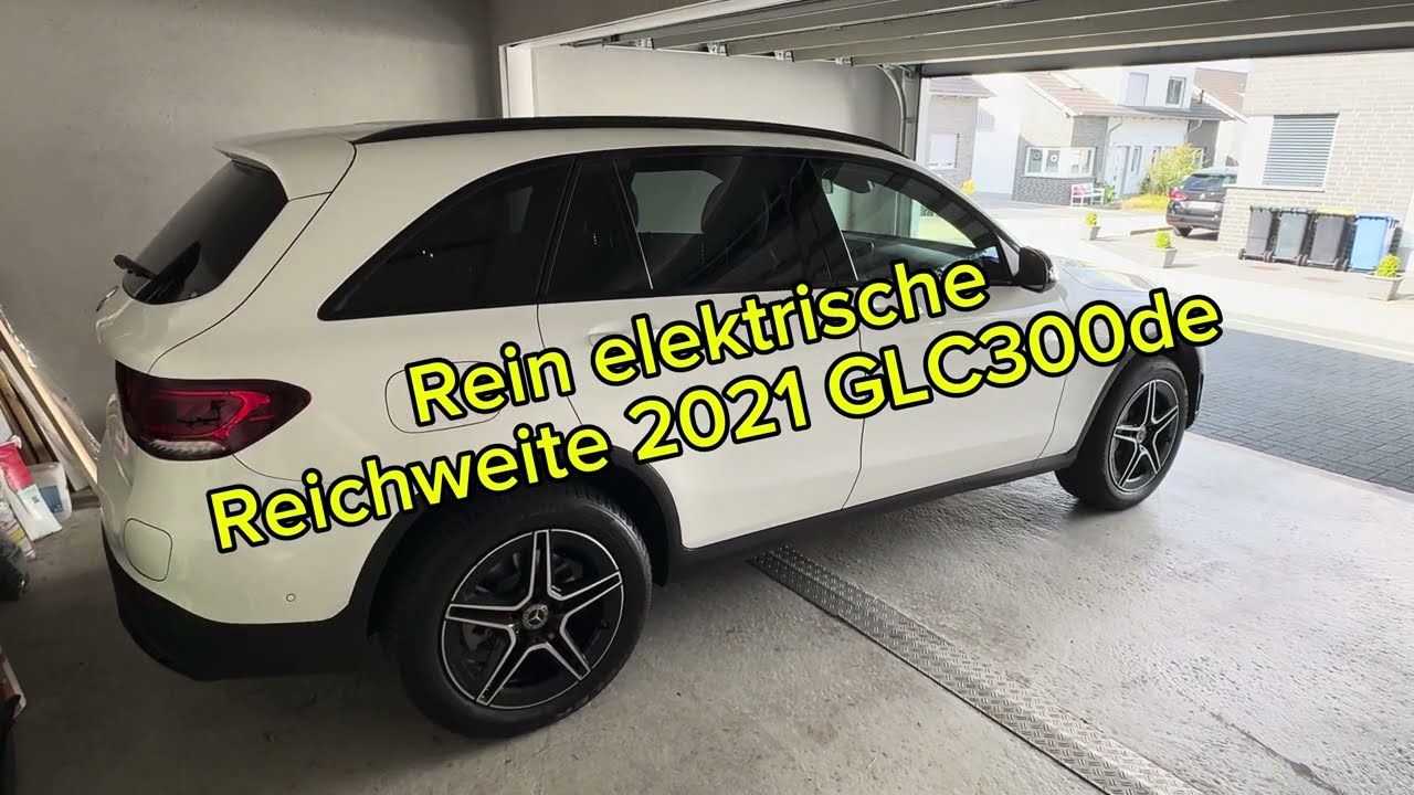 Mercedes GLC300de 2021 wie weit komme ich rein elektrisch im gebrauchten Diesel Hybrid