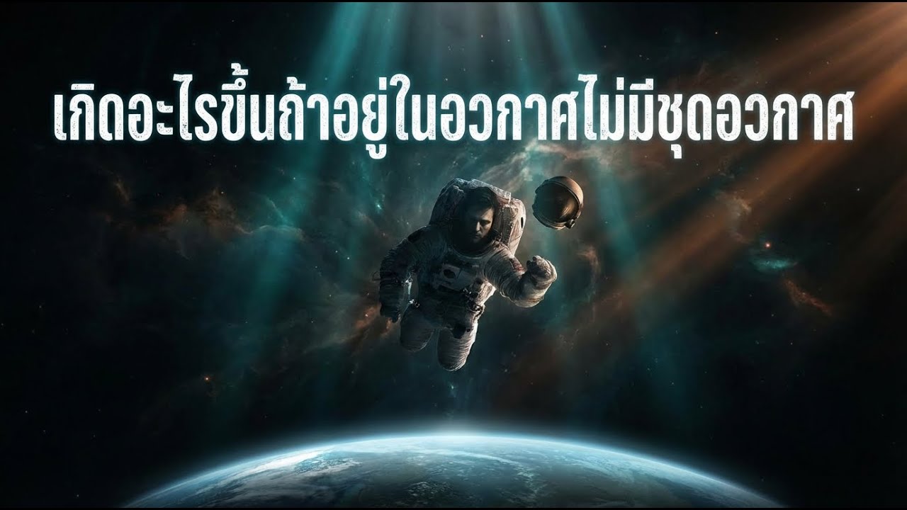 เกิดอะไรขึ้นถ้าอยู่ในอวกาศไม่มีชุดอวกาศ เปิดความจริงที่น่ากลัวกว่าในหนัง | ปริศนารอบตัว