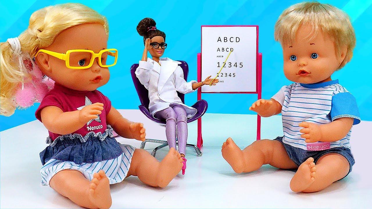 Paul und Paula beim Arzt. Drei Puppenvideos in einer Nenuco Kompilation für Kinder