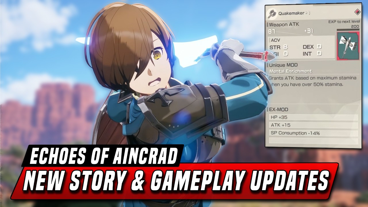 Echoes of Aincrad Story Reveal & Hidden Gameplay Details - Start From The SAO Beta