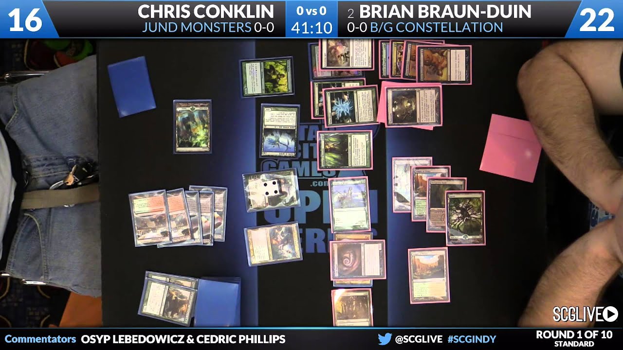 SCGINDY - Standard - Round 1 - Brian Braun-Duin vs Chris Conklin