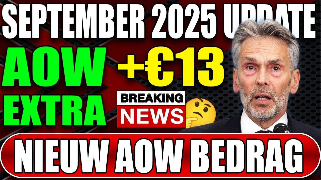 💶 AOW september 2025: +&euro;13 per maand extra &ndash; wat betekent dit voor u?