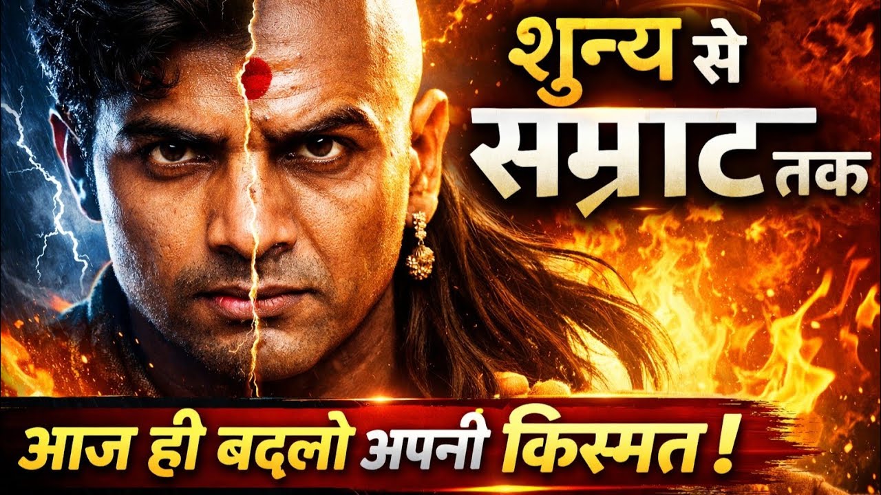 शून्य से सम्राट तक 🔥 | Chanakya की नीति से बदलेगी आपकी किस्मत! | Motivation#motivation #video 
