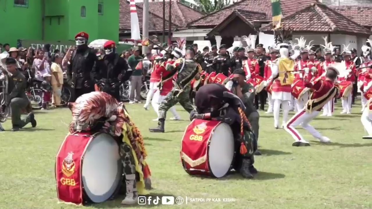 Upacara Penutupan TMMD di Kecamatan Puncu