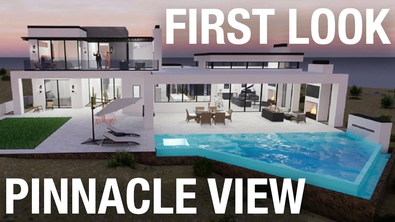 FIRST LOOK TOUR: Pinnacle View Custom Home | Frame Stage | Part 1 [4K]