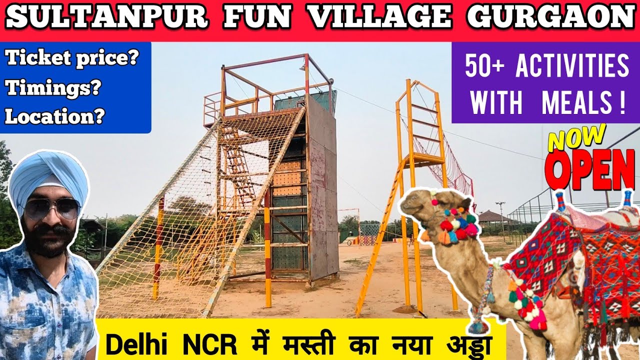 Sultanpur fun village gurgaon haryana | Day outing near delhi ncr | Picnic spot in delhi ncr gurgaon