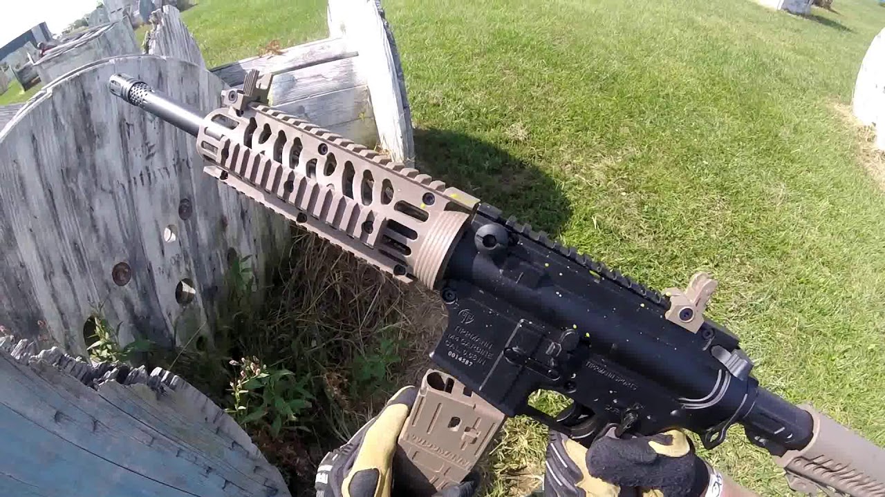 Tippmann TMC Magfed Paintball Gameplay #2 @ Paintball Country 9-3-2017