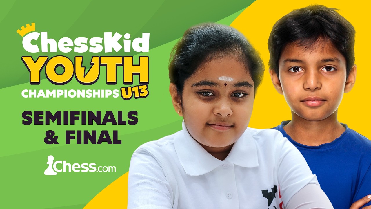 ChessKid Youth Championships 2026 FINALE: Bodhana v. Ashwath & Supratit v. Ethan Faceoff! SF & Final
