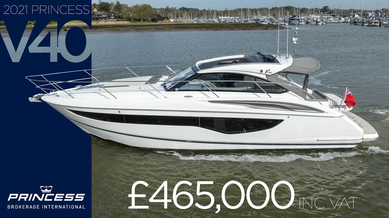 2021 Princess V40 'Time Out' **FOR SALE NOW** in Swanwick, UK