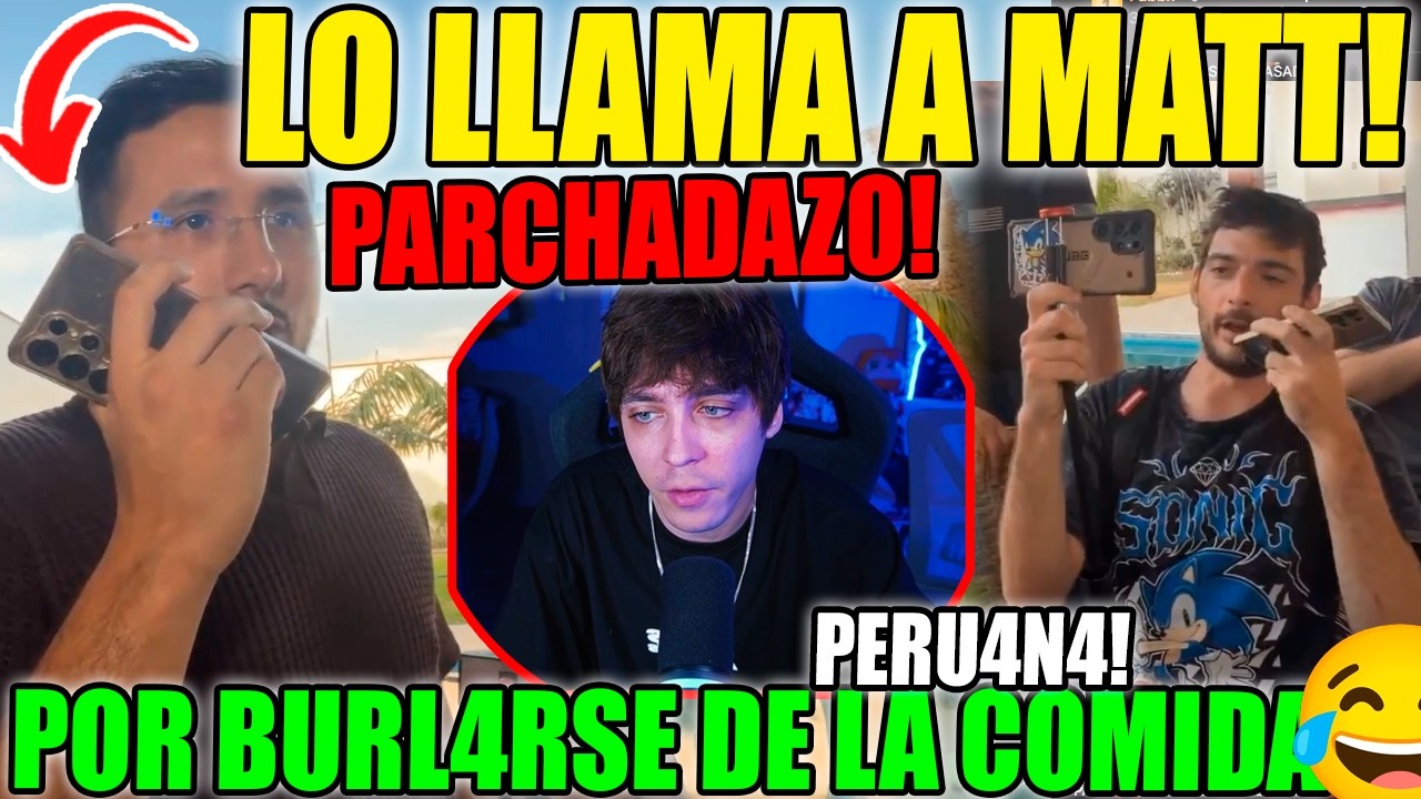 😠ANTAURUS LLAMA MATTKEELAN! LO PARCHA POR DECIR QUE LA COMIDA P3RUANA ES F34!!😂