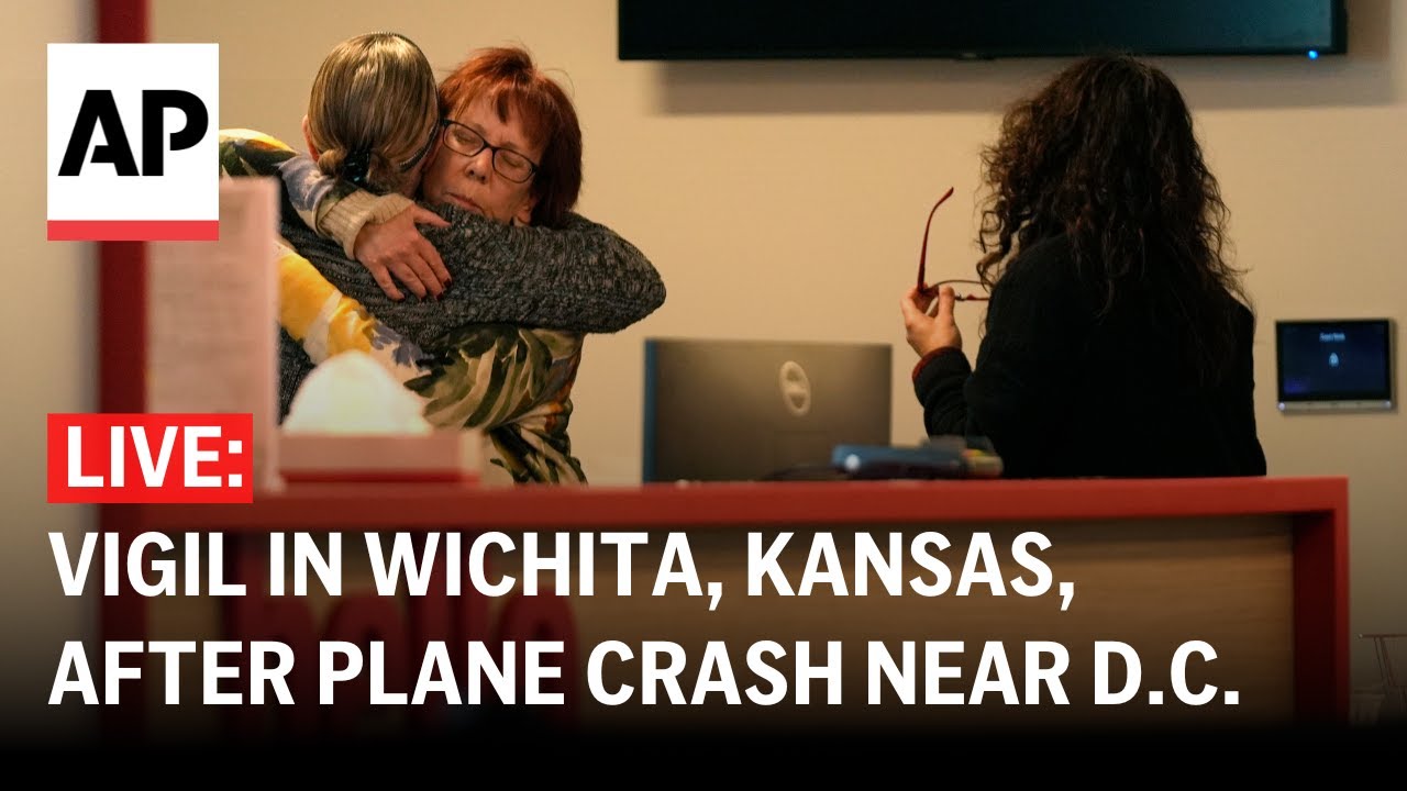LIVE: Vigil in Wichita, Kansas, after plane crash near D.C.
