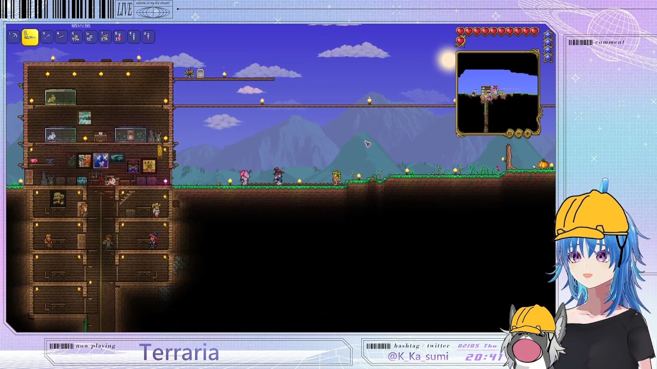 Terraria | 今天FF14休息，來挖礦打眼球~