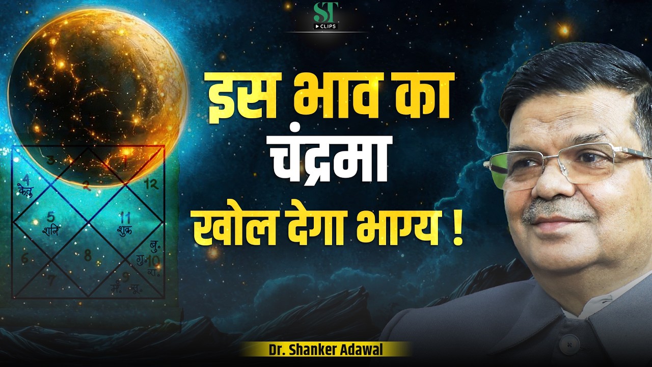 Powerful Moon Placements in Astrology: Wealth, Success, & Rajyog in Birth Chart । Dr Shanker Adawal