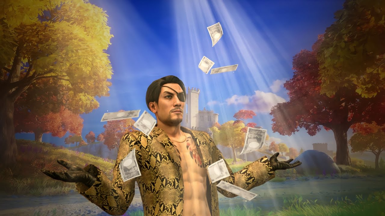 Goro Majima Throws Money at the Insane