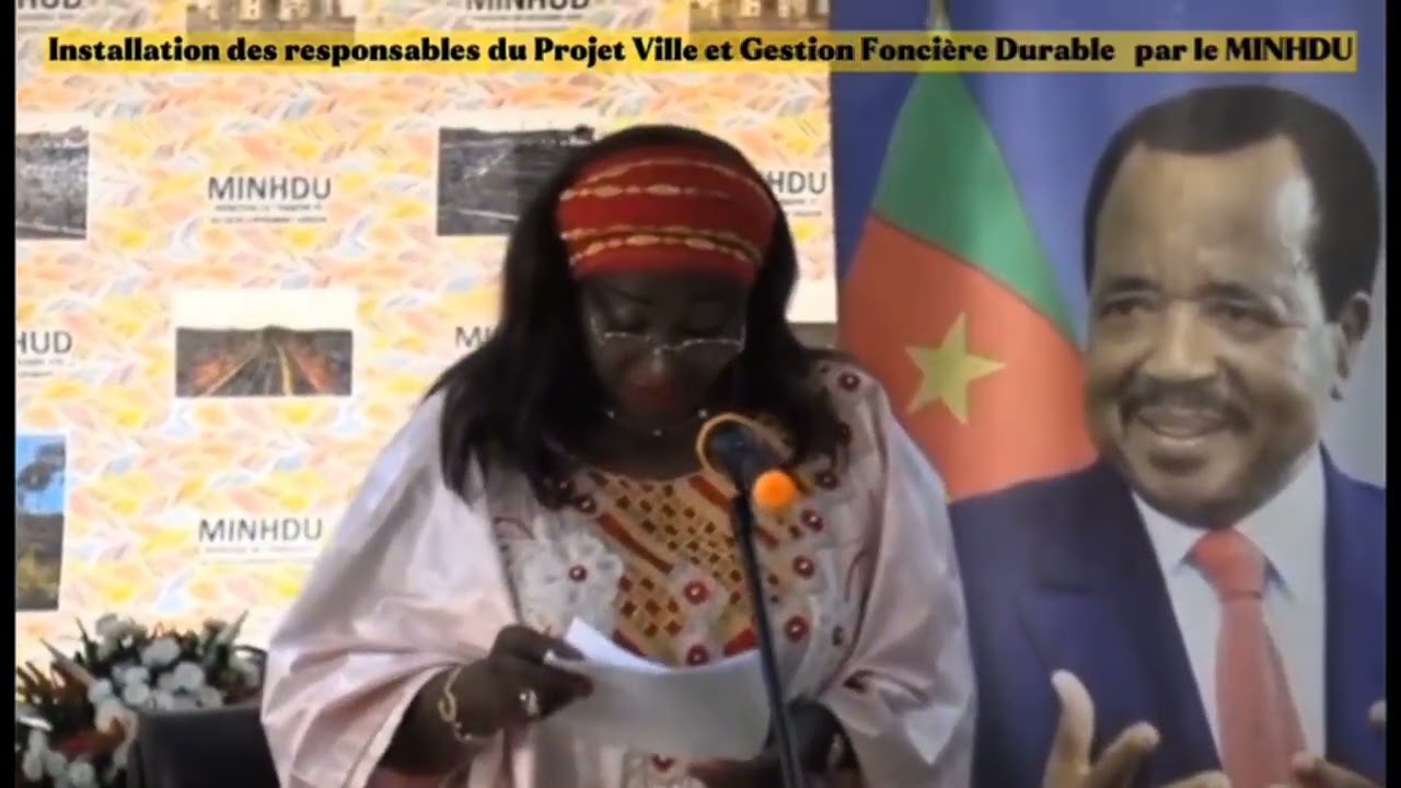 Installation des responsables du Projet Ville et Gestion Foncière Durable  par le MINHDU
