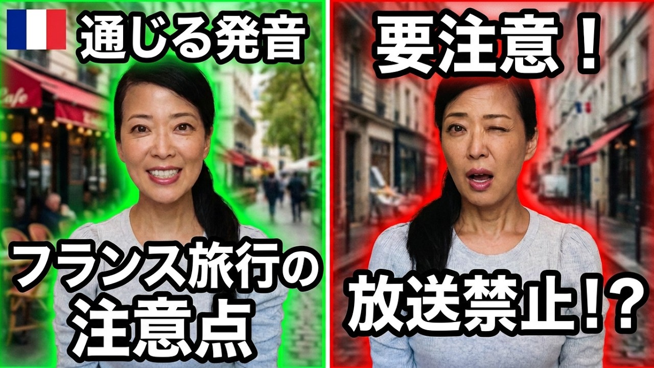 【⚠️赤っ恥注意️】笑われるフランス語の発音ミス｜知らずに使うと放送禁止⁉ ネイティブ発音で安心フレーズも紹介！