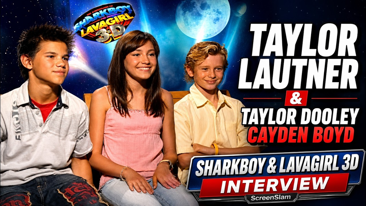 The Adventures of Sharkboy and Lavagirl 3D: Taylor Lautner Interview | ScreenSlam