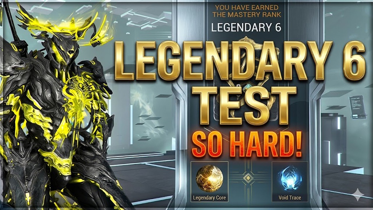 LEGENDARY 6 MR TEST&hellip; I WAS NOT READY FOR THIS  | Warframe