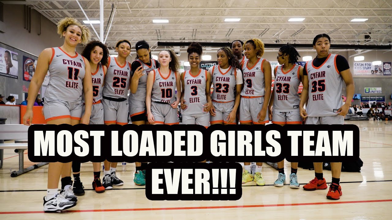 THE MOST LOADED AAU TEAM EVER  Aliyah Chavez Bella Hines Justice Carlton Nike Cyfair Elite EYBL  17U