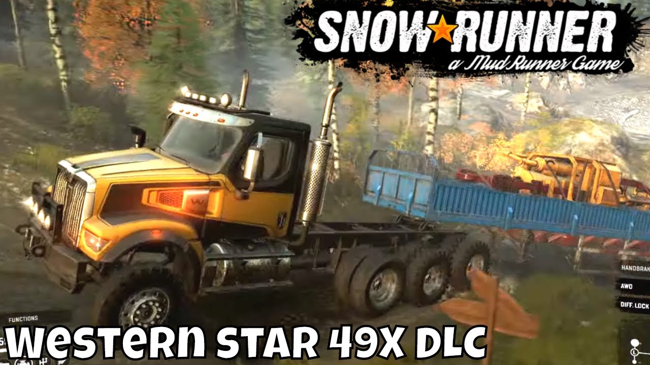 Snowrunner уже здесь | Обзор DLC Western Star 49X | Тестируем 49x