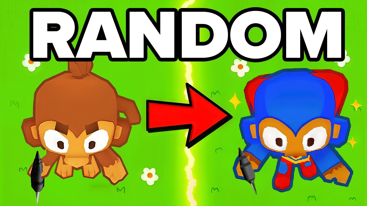BLOONS TD6 but every tower is RANDOM
